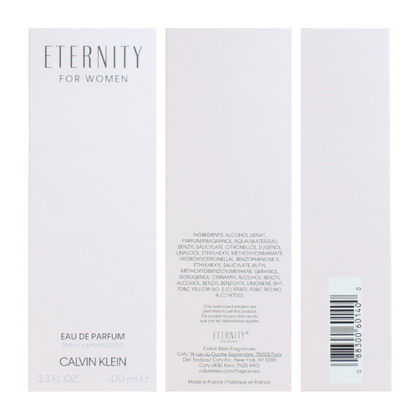 Calvin Klein Eternity 3.4 Oz Edp Women