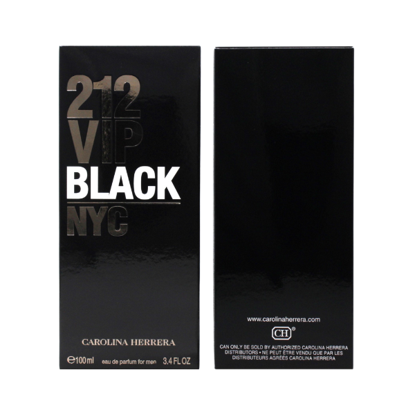 Carolina Herrera 212 Vip Black 3.4 Oz Edp Men