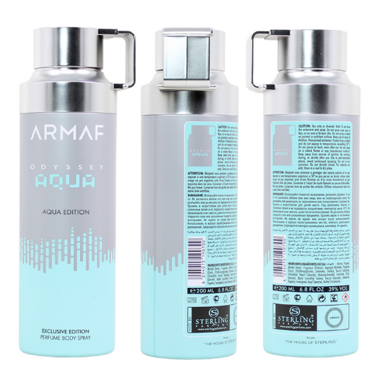 Armaf Body Spray Odyssey Aqua 6.8 Oz Men