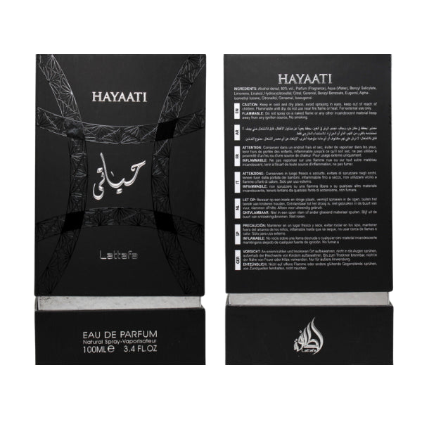 Lattafa Hayaati 3.4 Oz EDP for Men