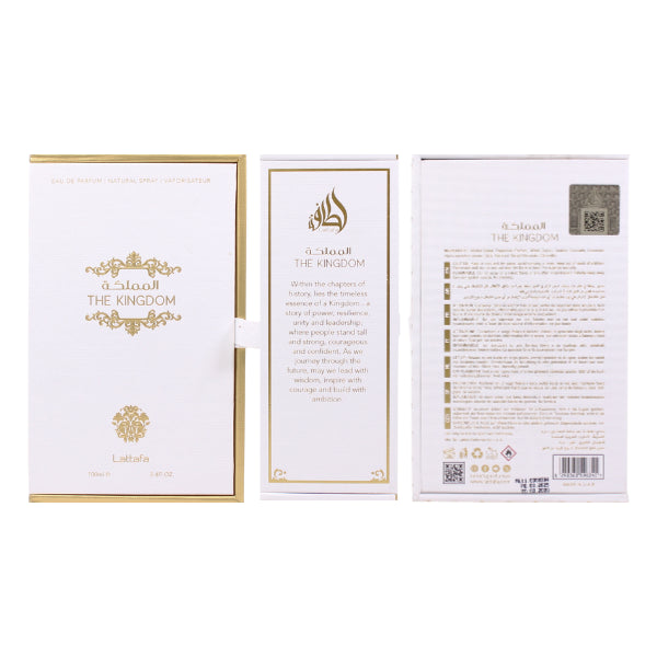Lattafa The Kingdom 3.4 Oz Edp Men