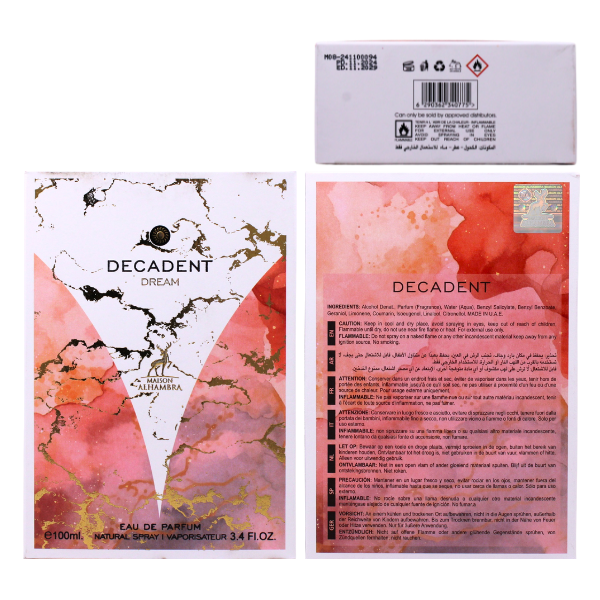 Maison Alhambra Decadent Dream 3.4 Oz EDP for Woman