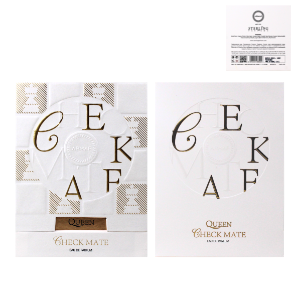 Armaf Check Mate Queen White 3.4 Oz EDP for Women