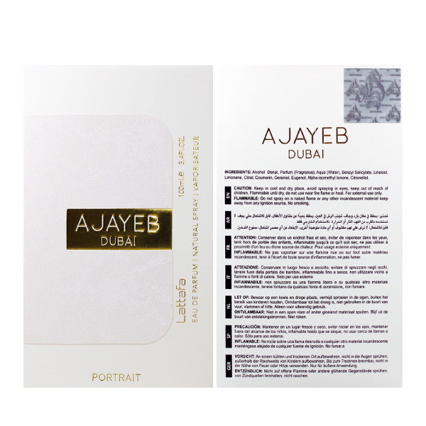 Lattafa Ajayeb Dubai Portrait 3.4 Oz EDP Unisex