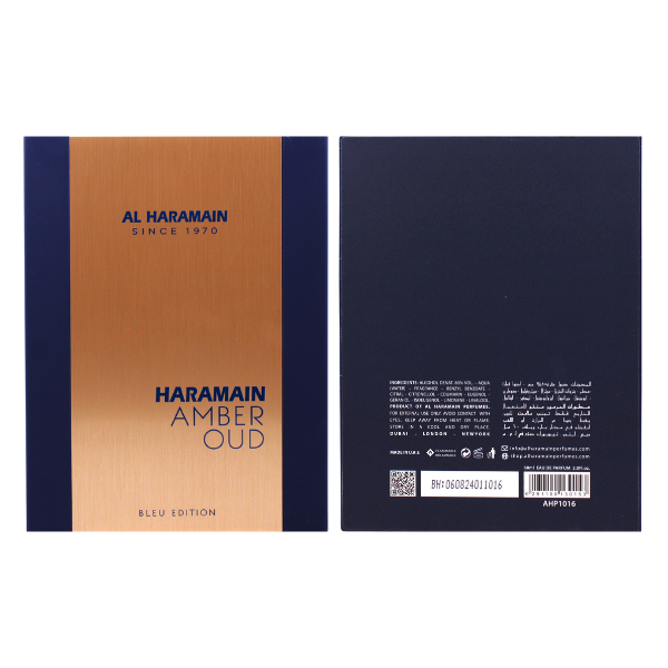 Al Haramain Amber Oud Blue Edition 2.0 Oz Edp Men
