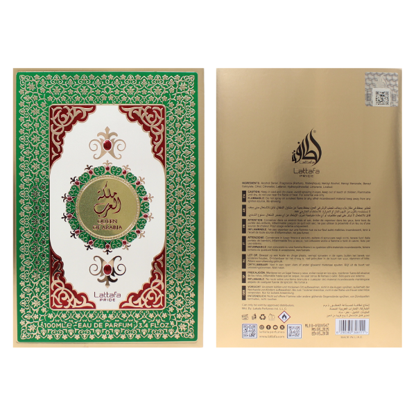 Lattafa Pride Queen of Arabia 3.4 Oz EDP for Women