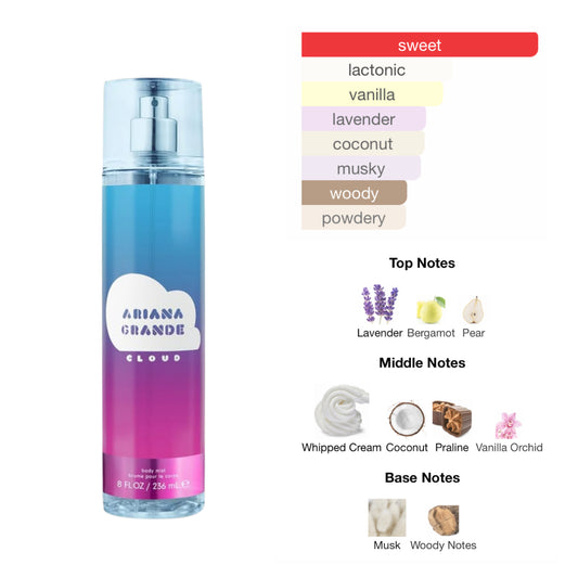 Ariana Grande Cloud 8.0 Oz Body Mist for Women