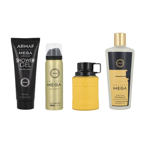 Armaf Set Odyssey Mega 3.4 Oz 4Pc Edp Men