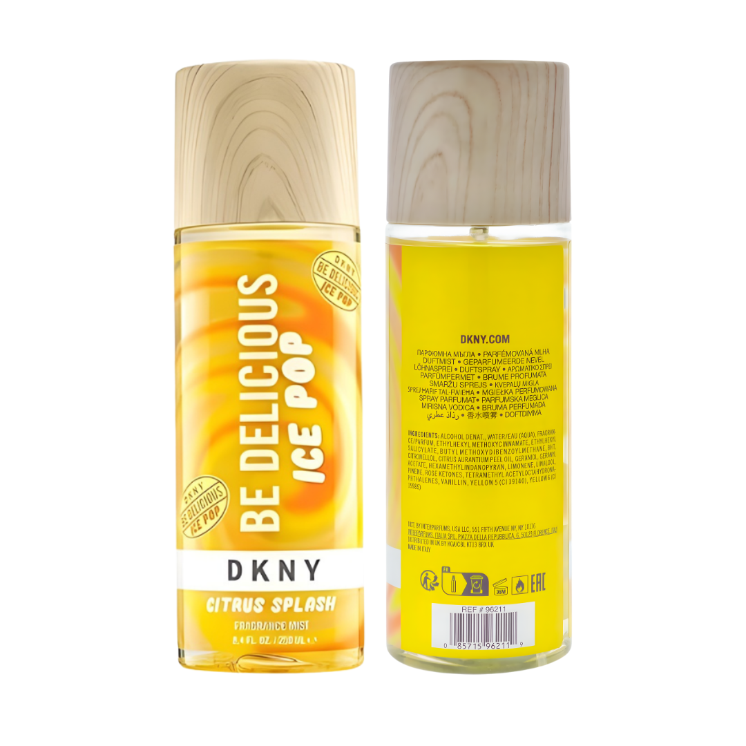 Donna Karan Body Mist Be Delicious Ice Pop Citrus 8.4 Oz Women