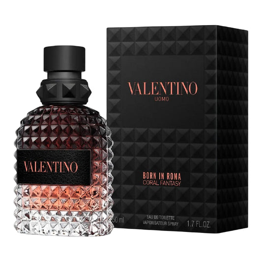 Valentino Uomo Born in Roma Coral Fantasy 3.4 Oz EDT for Men