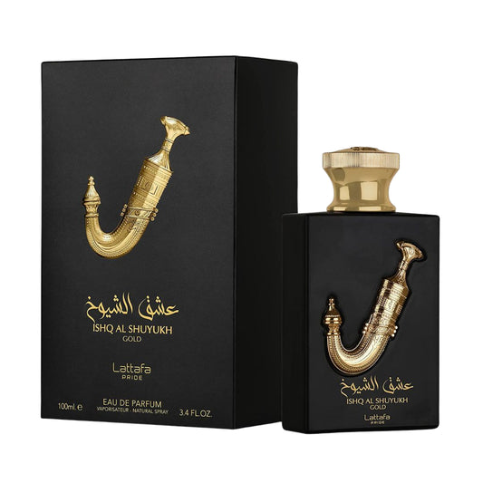 Lattafa Ishq Al Shuyukh Gold 3.4 Oz Edp Unisex