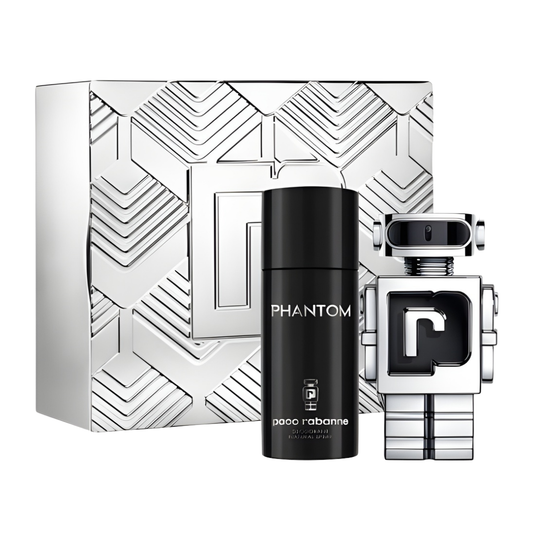 Paco Rabanne Phantom 2Pc Set(3.4 Oz Edt ,5.1 Oz Deo) Men