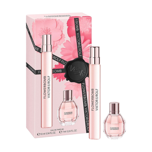 Viktor & Rolf Mini Set Flowerbomb 0.34 Oz Edp/ 0.24 Oz Women