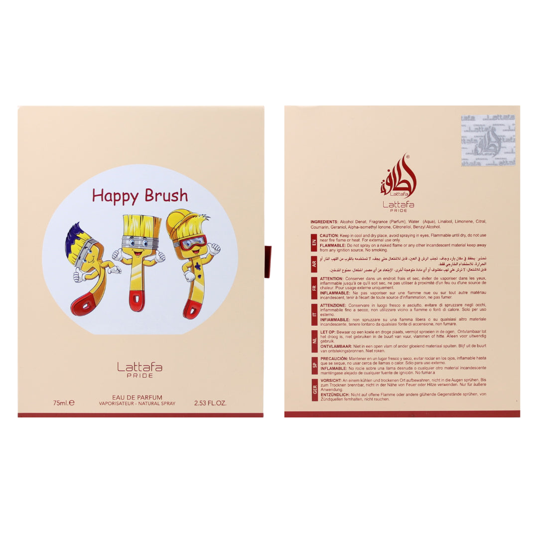 Lattafa Happy Brush 2.5 Oz Edp Kids