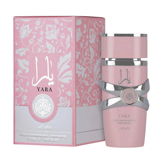 Lattafa Yara Pure Concentrated Perfume Oil 0.67 Oz Women