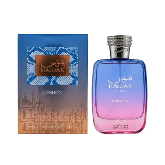 Rasasi Hawas London 3.4 Oz Edp Men