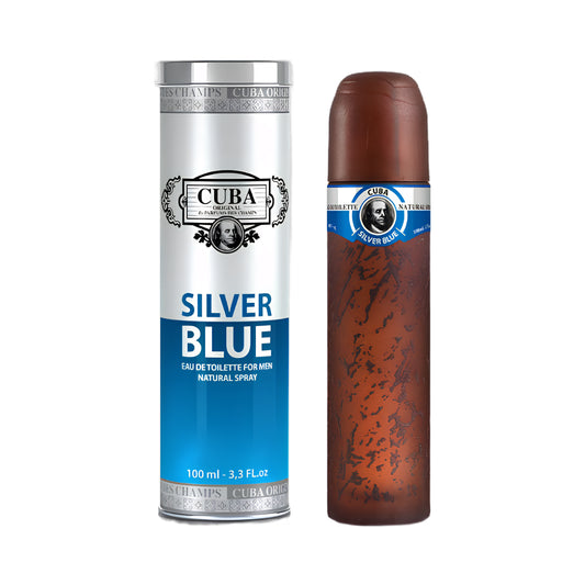 Cuba Silver Blue 3.4 Oz Edt Men