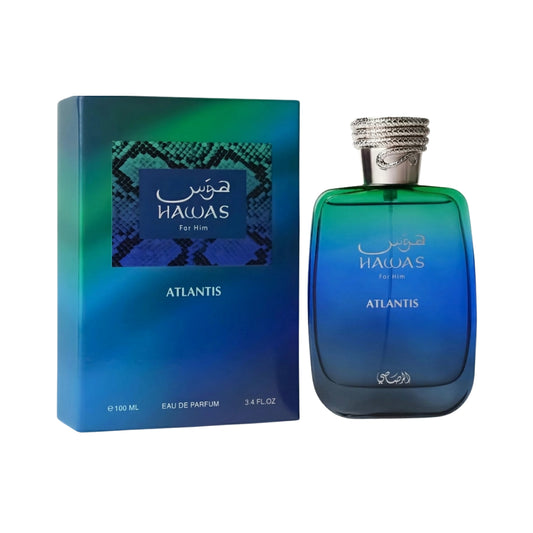 Rasasi Hawas Atlantis 3.4 Oz Edp Men