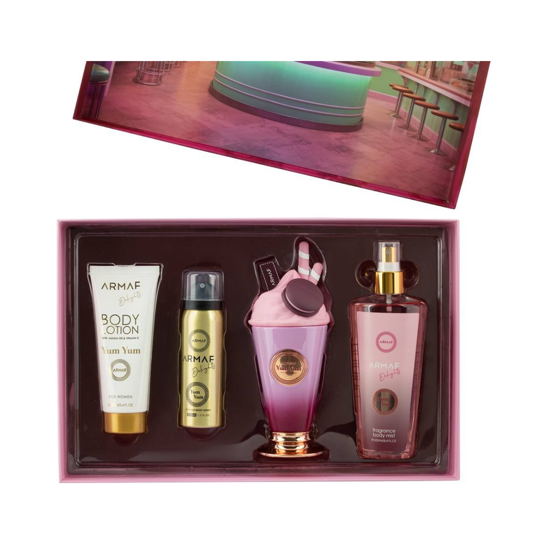 Armaf Set Yum Yum 3.4 Oz Edp+1.7 Bdy Spray 3.4 250Ml Mist Women