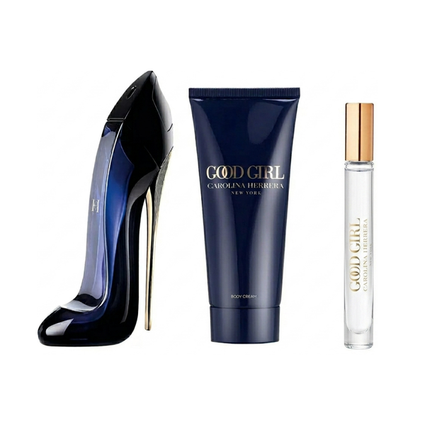 Carolina Herrera Set Good Girl 3 Pcs 2.7 Oz Edp + 3.4 Oz Body Lotion + 10Ml Edp Women