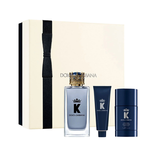 Dolce & Gabbana Set K 3Pc (3.3 Oz Edt ,1.69 Oz SG ,2.6 Oz Deo Stick) Men