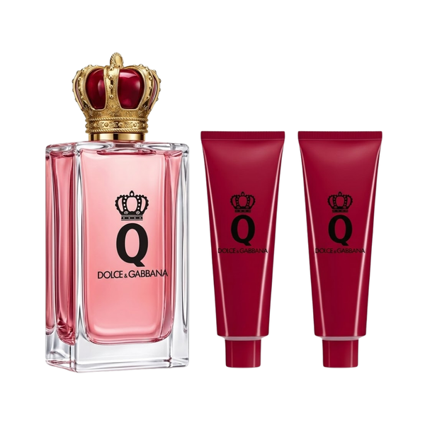 Dolce & Gabbana Set Q 3Pc (3.3 Oz Edp ,1.69 Oz SG ,1.69 Oz Body Lotion) Women