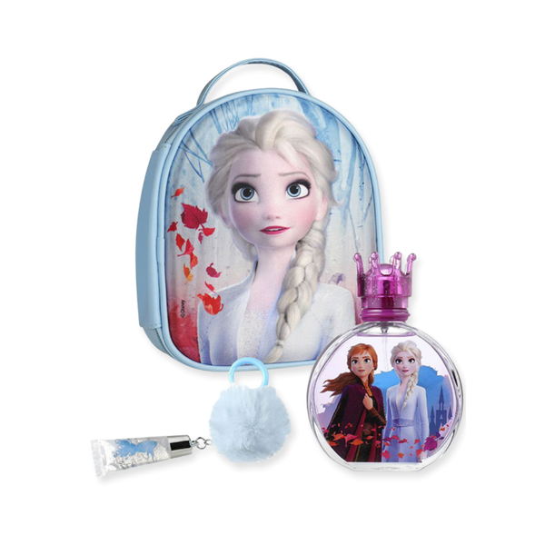 Disney Set Frozen 3.4 Oz Edt + Zip Case + Lip Gloss Kids