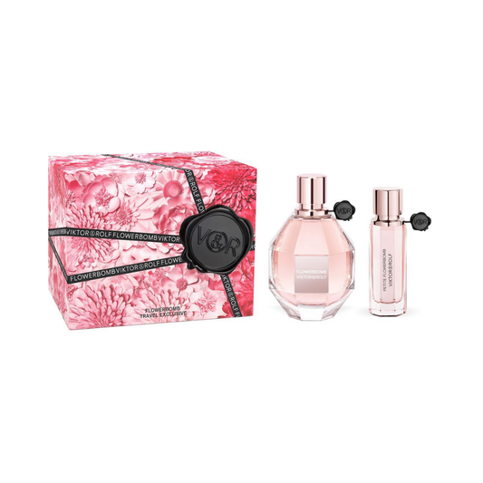 Viktor & Rolf Set Flowerbomb 3.4 Oz Edp & Mini Women