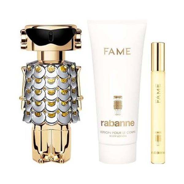 Paco Rabanne Set Fame 2.7 Oz Edp + 3.3 Oz + 20ML Edp Women