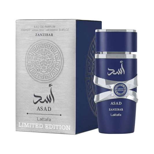 Lattafa Asad Zanzibar Limited Edition 3.4 Oz Edp Men