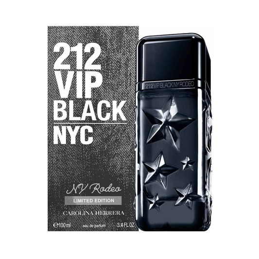 Carolina Herrera 212 Vip Black NY Rodeo 3.4 Oz Edp Men