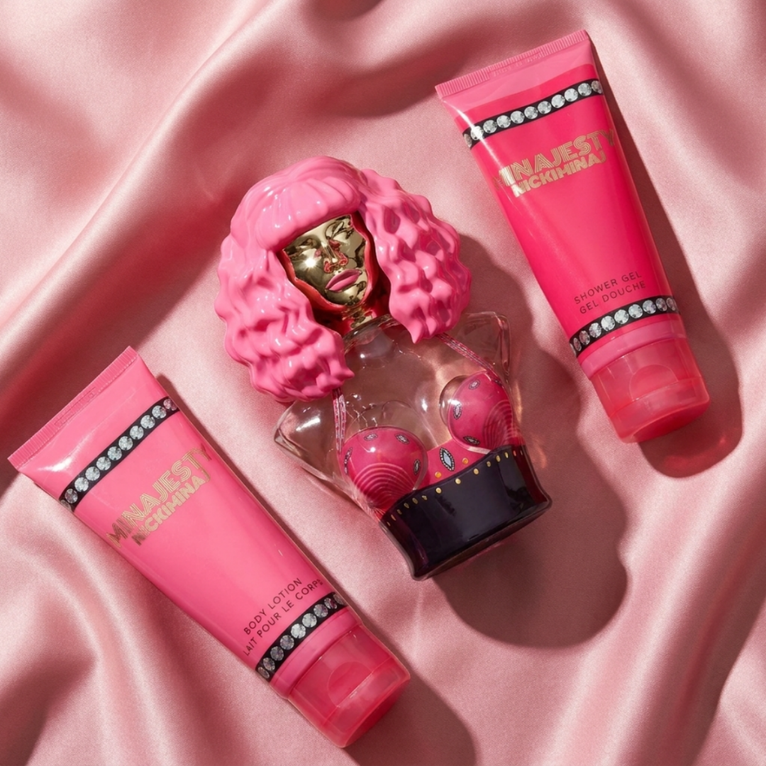 Nicki Minaj Set Minajesty 3.4 Oz Edp & 3.4 Oz Body Lotion & 3.4 Oz Shower Gel Women
