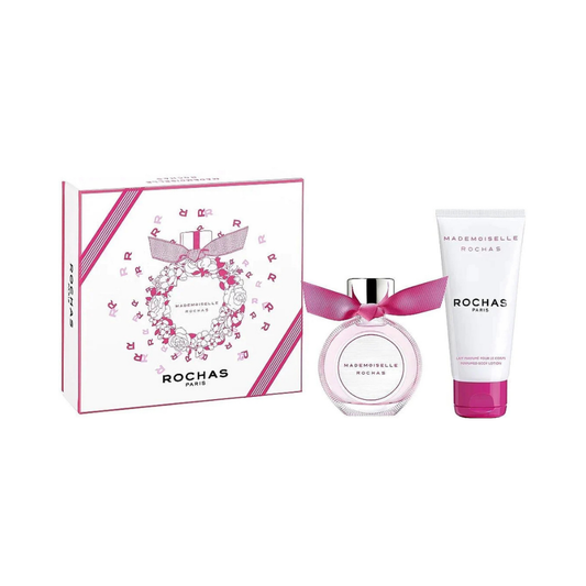 Rochas Set Mademoiselle 1.47 Oz Edt & 3.4 Oz Body Lotion Women