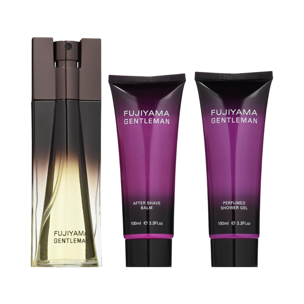 Succes De Paris Set Fujiyama Gentleman 3.3 Oz Edt & 3.3 Oz Aftershave Balm & 3.3 Oz Shower Gel Men