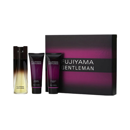 Succes De Paris Set Fujiyama Gentleman 3.3 Oz Edt & 3.3 Oz Aftershave Balm & 3.3 Oz Shower Gel Men