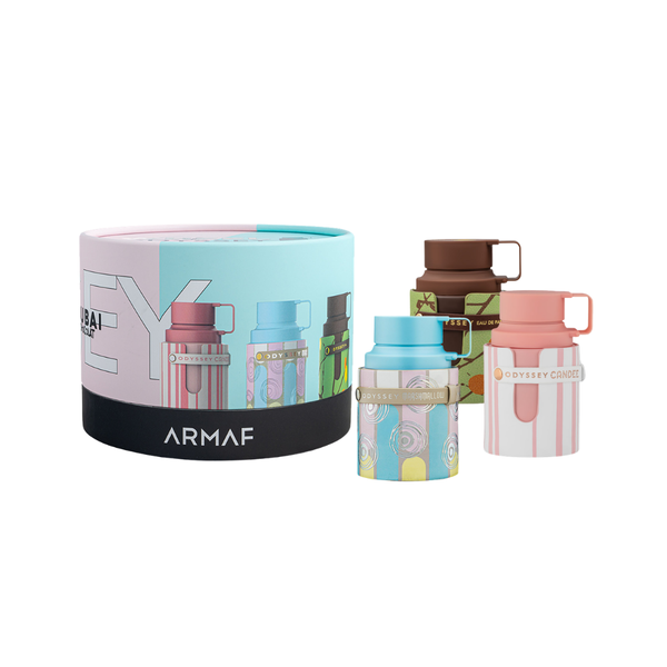 Armaf Set Odyssey Whell Dubai Chocolate 1 Oz Edp + Marshmallow 1 Oz Edp + Candee 1 Oz Edp Unisex