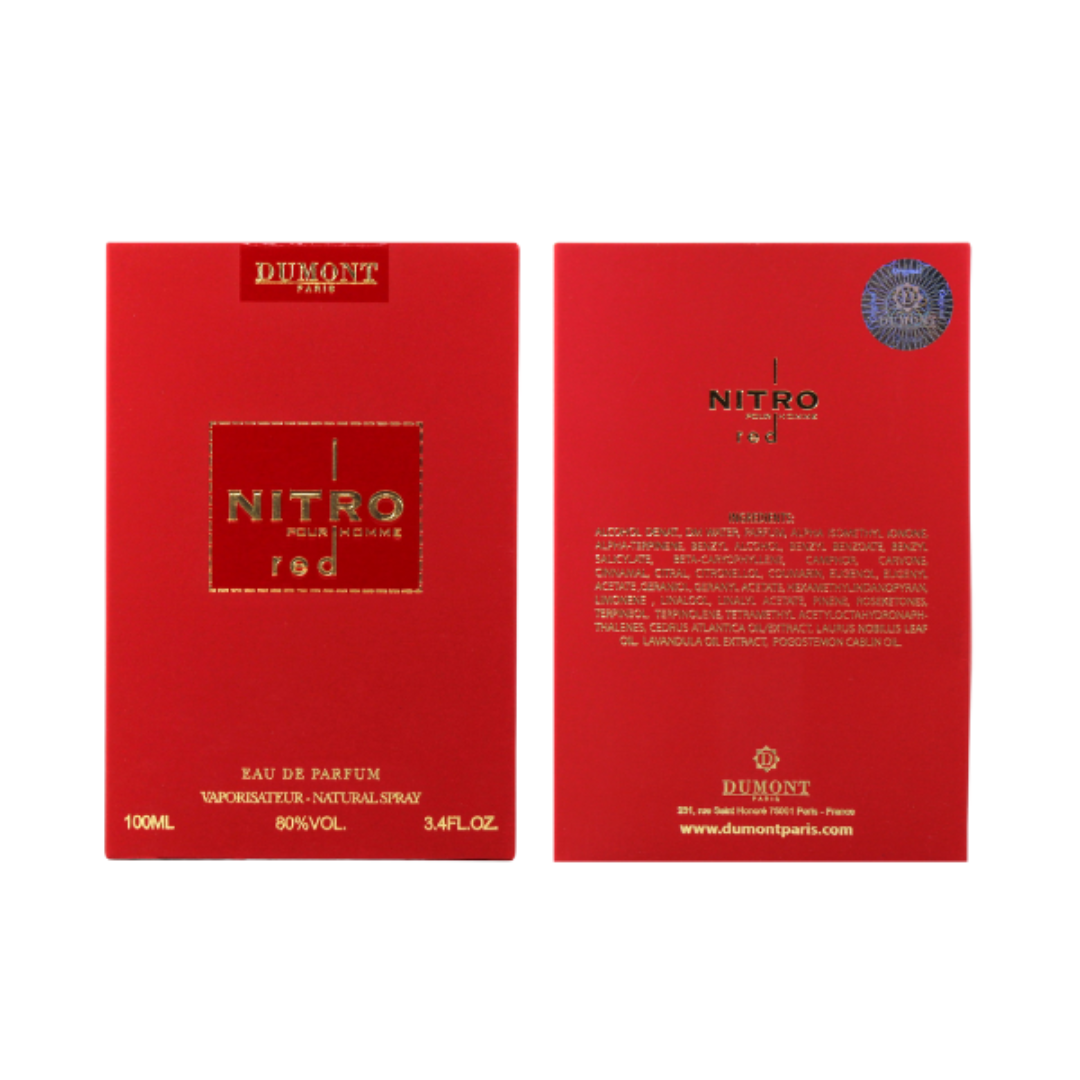 Dumont Nitro Red 3.4 Oz Edp Men