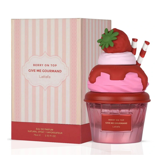 Lattafa Give Me Gourmand Berry On Top 2.5 Oz Edp Unisex