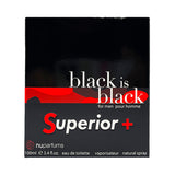Nuparfums Black is Black Superior + 3.4 oz EDT for Men