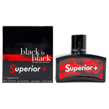 Nuparfums Black is Black Superior + 3.4 oz EDT for Men