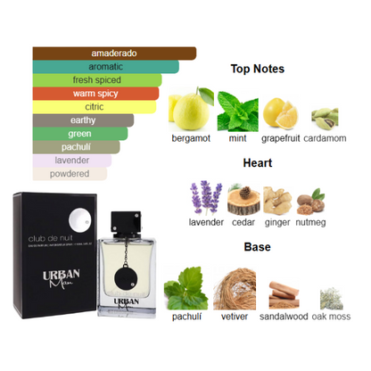 Armaf Club De Nuit Urban Man 3.6 Oz Edp Men