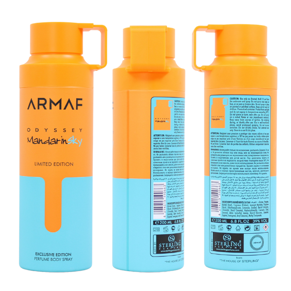 Armaf Body Spray Odyssey Mandarin Sky 6.8 Oz Men