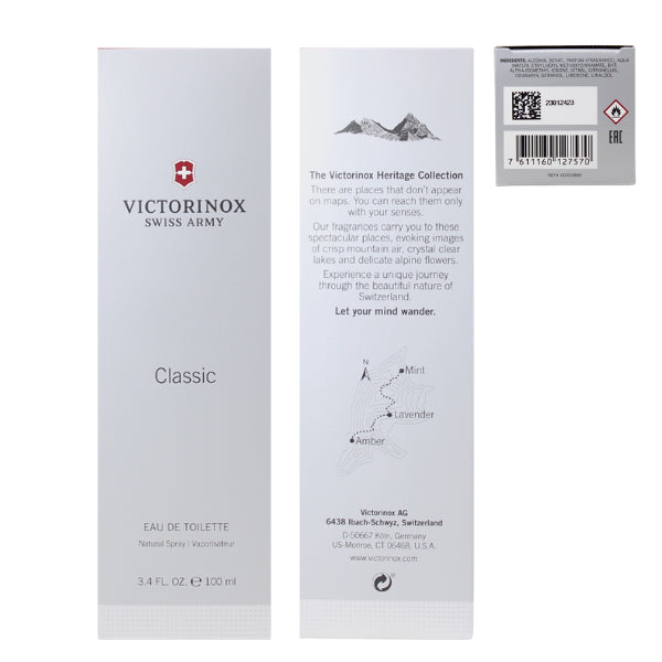 Victorinox Swiss Army Classic 3.4 Oz Edt Men