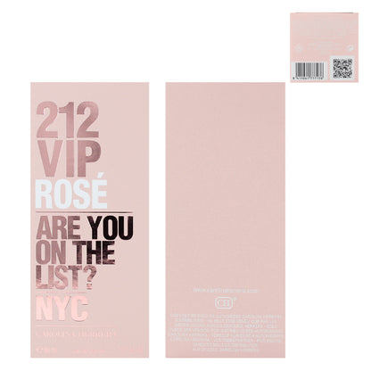 Carolina Herrera 212 VIP Rose 2.7 Oz EDP for Women