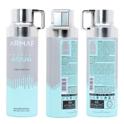 Armaf Body Spray Odyssey Aqua 6.8 Oz Men
