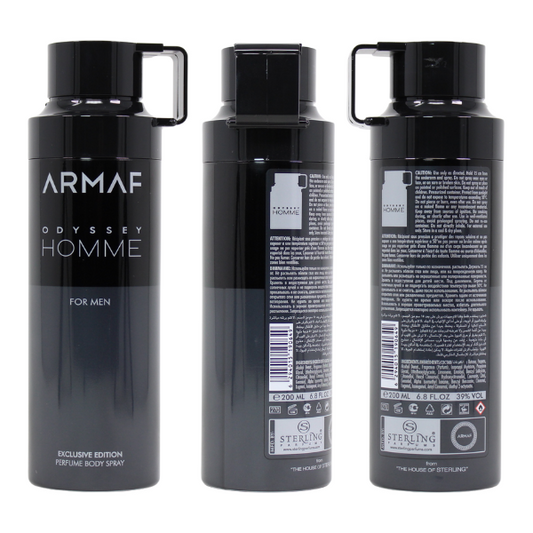 Armaf Odyssey Homme 6.8 Oz EDP Body Mist for Men
