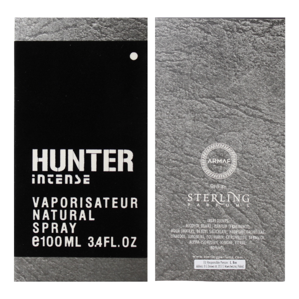 Armaf Hunter Intense 3.4 Oz EDT for  Men