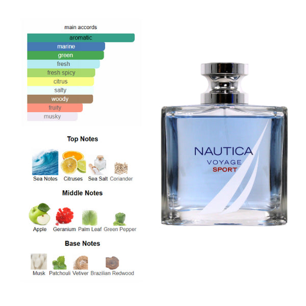 Nautica Voyage Sport 3.4 Oz for EDT Men