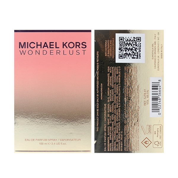 Michael Kors Wonderlust 3.4 Oz EDP for Women