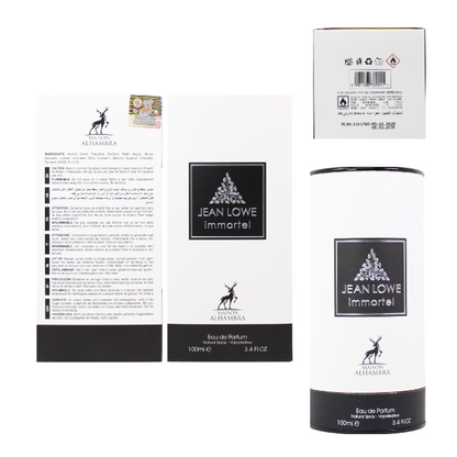Maison Alhambra Jean Lowe Immortel  3.4 Oz EDP for Men